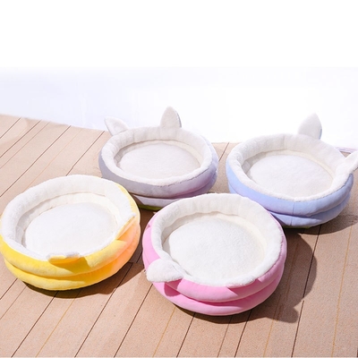 Semi Closed Pet Sleeping Bag Four Seasons Small Dog Cot Bed Nest