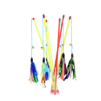 Plastic 1kg Cat Toys M Size 49.3cm Pet Tease