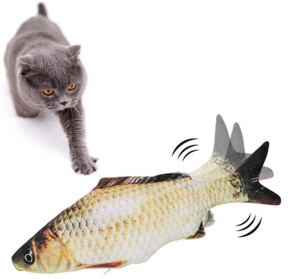 Electric Simulation Moving Fish Cat Toy With Catnip